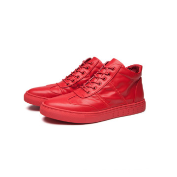 Red and Back Color Men Shoes (YN-10)